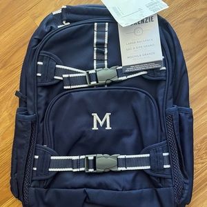 BNWT Pottery Barn Kids Mackenzie Navy Large Backpack
